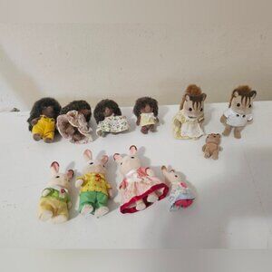 Calico Critters Lot Of 3 Famillies